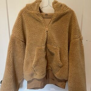 ALO Foxy Sherpa 1/2 zip pullover Fleece